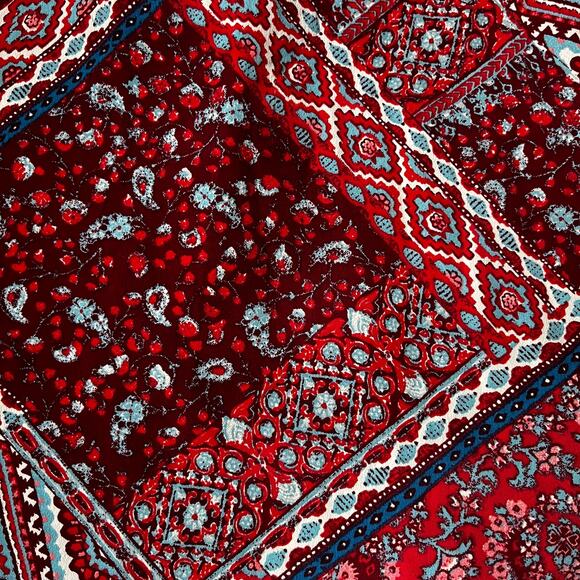 Hollister Women's XS Bandana Print Racer Back Adjustable Spaghetti Tank Blouse - Picture 2 of 4